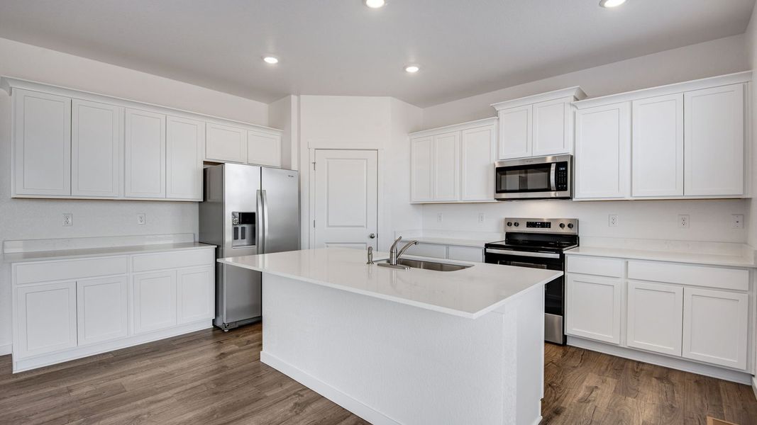 Furnished interior view inside a new home in Vista Meadows, Fort Lupton (Image 9).