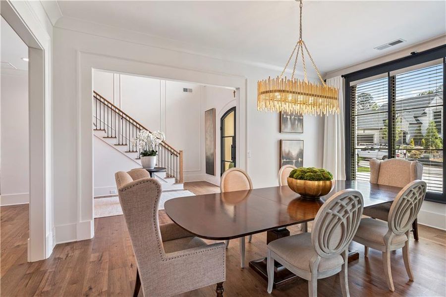 Furnished interior view inside a new home in , Alpharetta (Image 4).