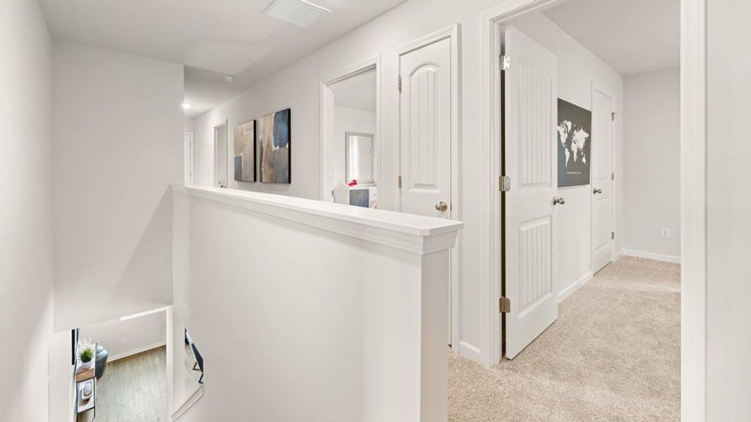 Furnished interior view inside a new home in Sheffield Highlands, Dallas (Image 31).