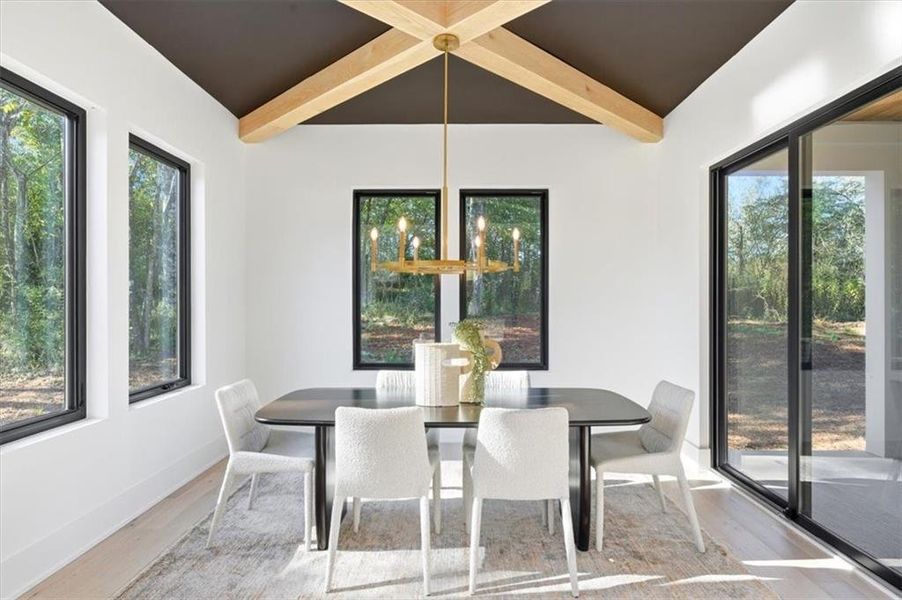 Exterior details and patio area of a home in Aster, Roswell (Image 3).