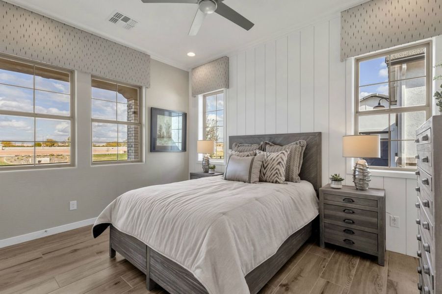 Representative furnished interior of a home built from the Residence Six by Blandford Homes in Earnhardt Ranch, Chandler (Image 38).