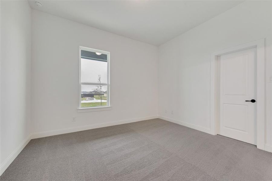 Empty room featuring carpet flooring