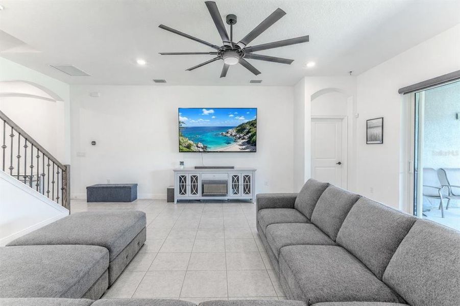Furnished interior view inside a new home in Whiting Estates, Spring Hill (Image 15).