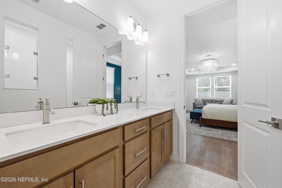Furnished interior view inside a new home in , Jacksonville (Image 43).