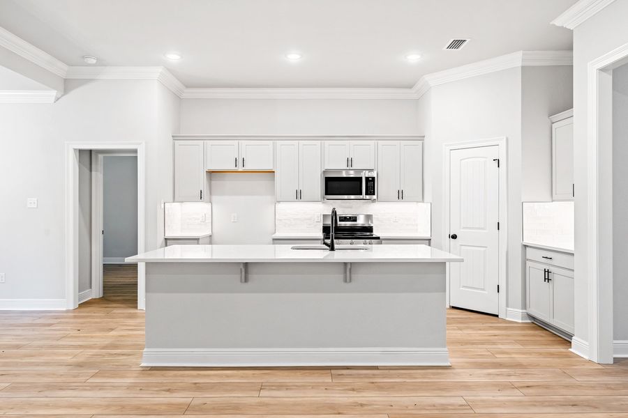Furnished interior view inside a new home in Eagle Pointe, Pensacola (Image 5).