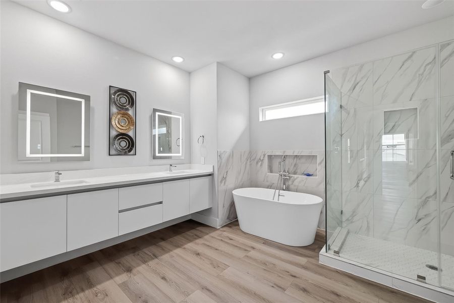 Furnished interior view inside a new home in Metro Village, Houston (Image 9).