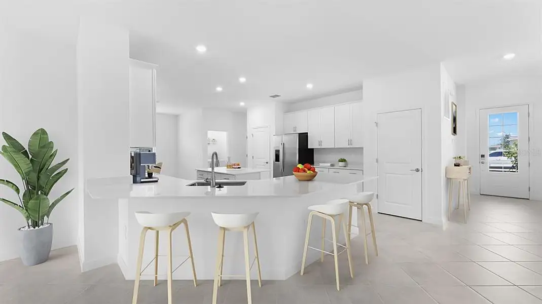 Furnished interior view inside a new home in Lennar at Turnleaf, Punta Gorda (Image 7).