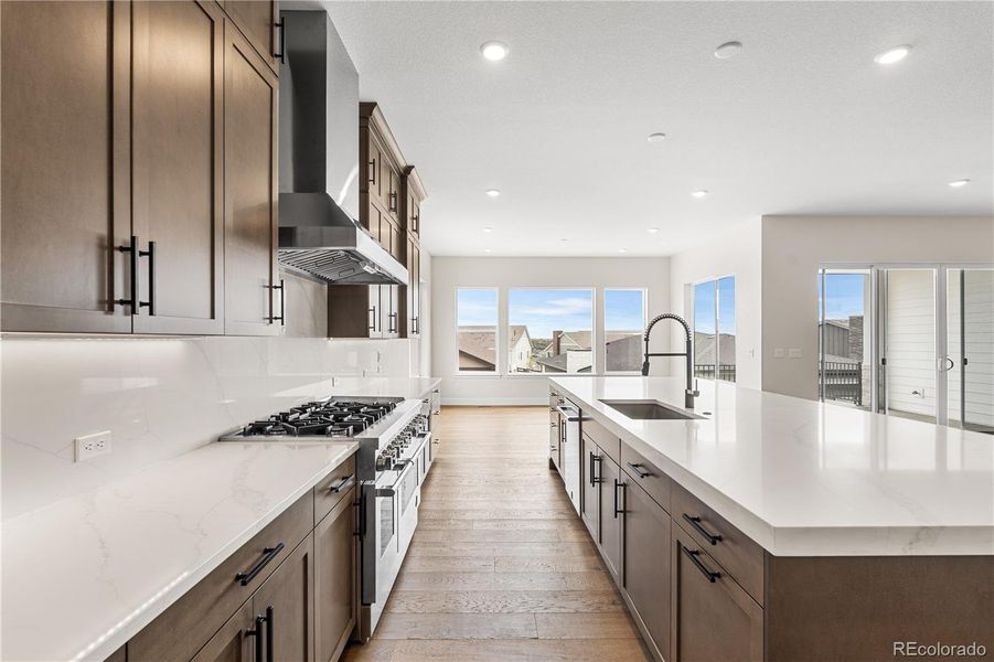 Furnished interior view inside a new home in Retreat at The Canyons, Castle Pines (Image 11).