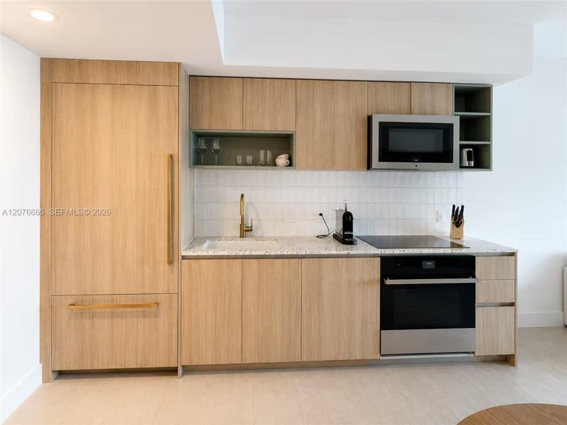 Furnished interior view inside a new home in , Miami (Image 7).