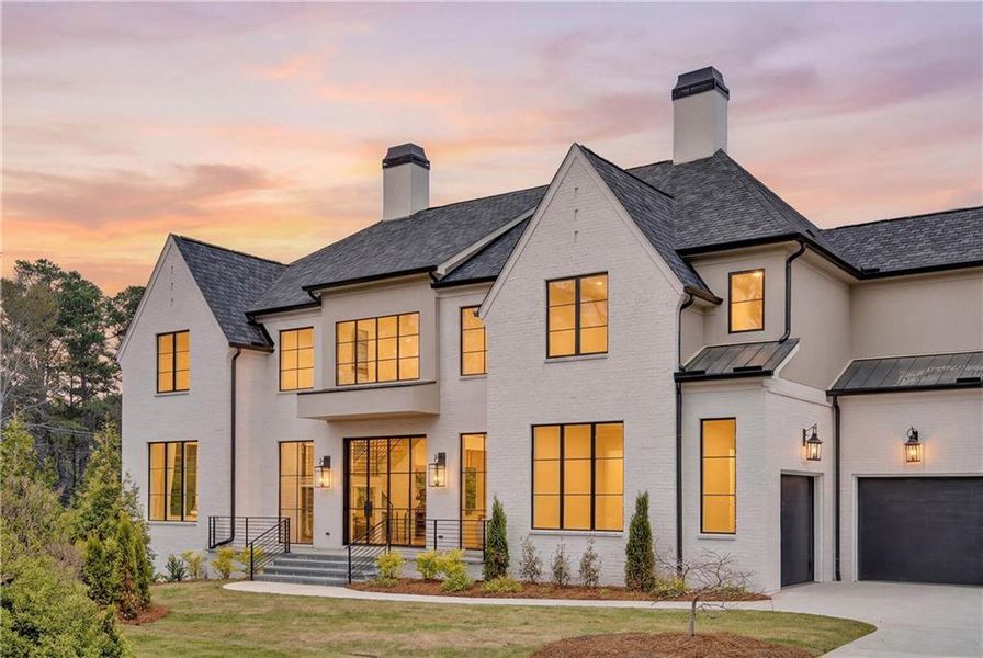 Front exterior of a new home in , Marietta, GA, highlighting curb appeal (Image 28).