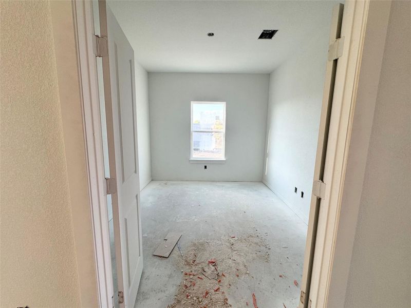 View of unfurnished bedroom View of unfurnished bedroom