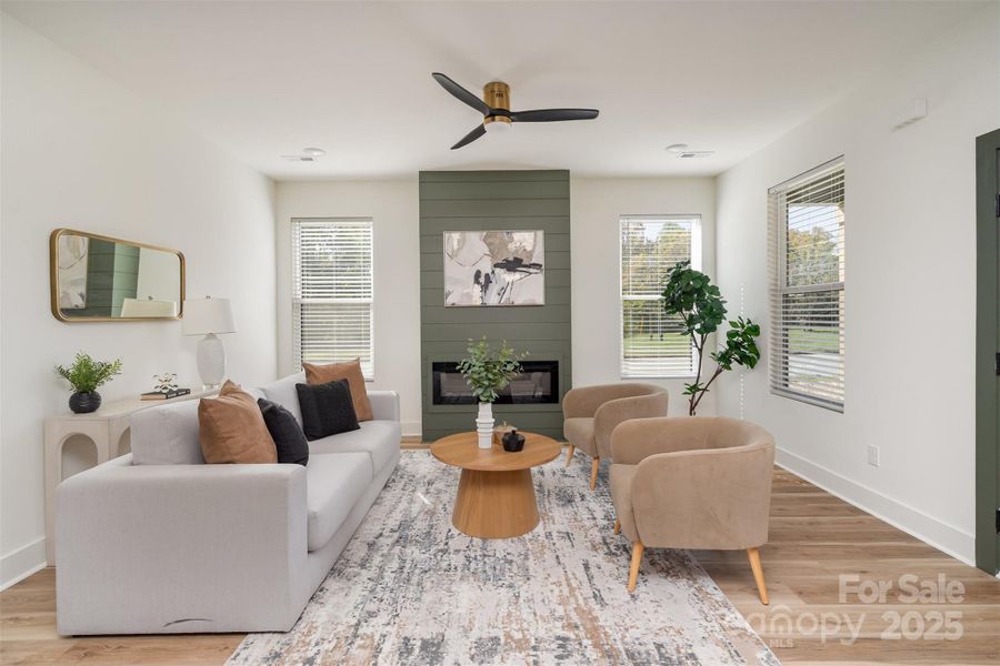 Furnished interior view inside a new home in , Salisbury (Image 16). Furnished interior view inside a new home in , Salisbury (Image 16).