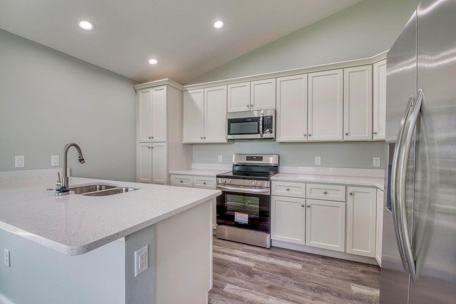 Furnished interior view inside a new home in , Okeechobee (Image 6).