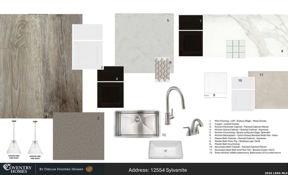 Sample of building materials used in homes in Stillwater Ranch, San Antonio (Image 4). Sample of building materials used in homes in Stillwater Ranch, San Antonio (Image 4).