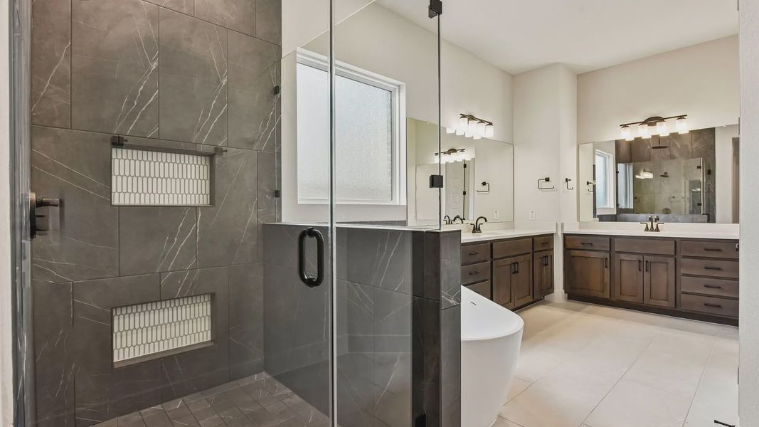 Furnished interior view inside a new home in Sunfield, Buda (Image 9).
