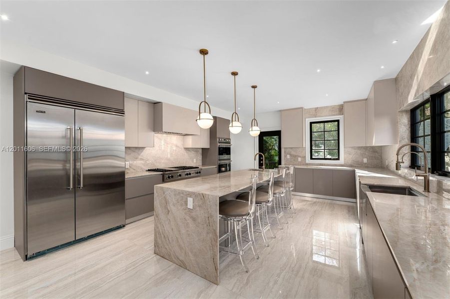 Furnished interior view inside a new home in , Miami (Image 10).