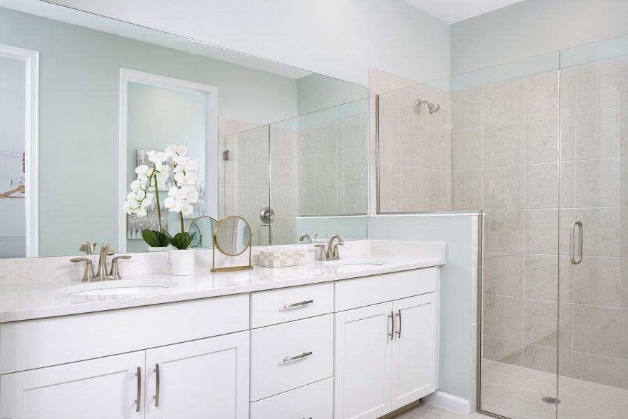 Representative furnished interior of a home built from the Anclote by Mattamy Homes in Wellen Park, Venice (Image 12).