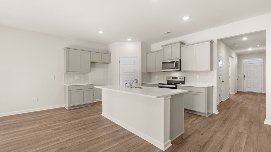 Furnished interior view inside a new home in Champion's Run, Lithonia (Image 7).