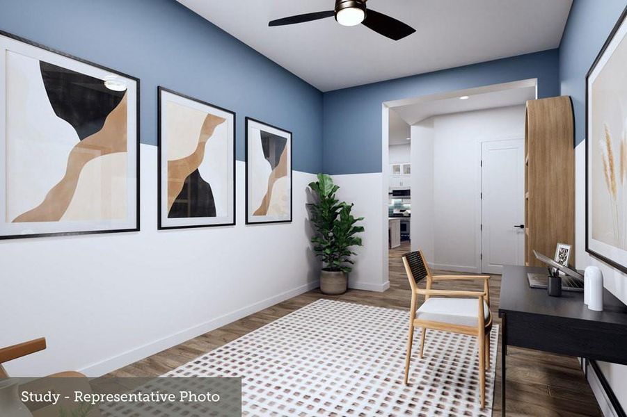 Furnished interior view inside a new home in Audubon – Ascent Collection, Magnolia (Image 4).