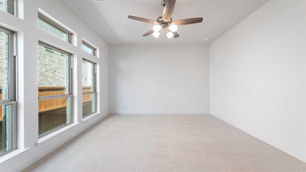 Spacious, unfurnished interior of a new home in The Heights At Uptown Celina 45', Celina (Image 18). Spacious, unfurnished interior of a new home in The Heights At Uptown Celina 45', Celina (Image 18).