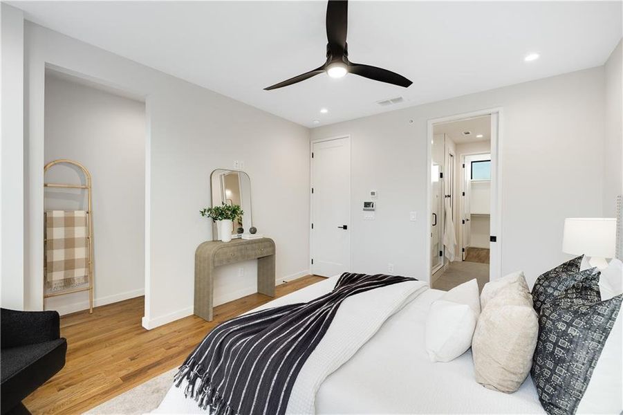 Furnished interior view inside a new home in Ten 5 Summerhill, Atlanta (Image 30).