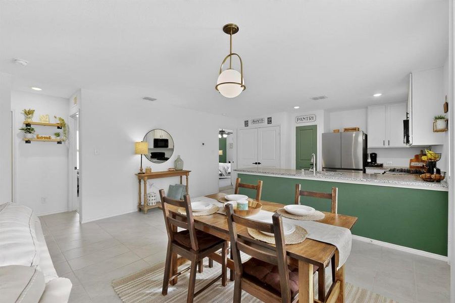 Furnished interior view inside a new home in , Forney (Image 12).