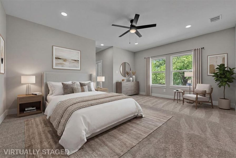 Furnished interior view inside a new home in , Grand Prairie (Image 10).