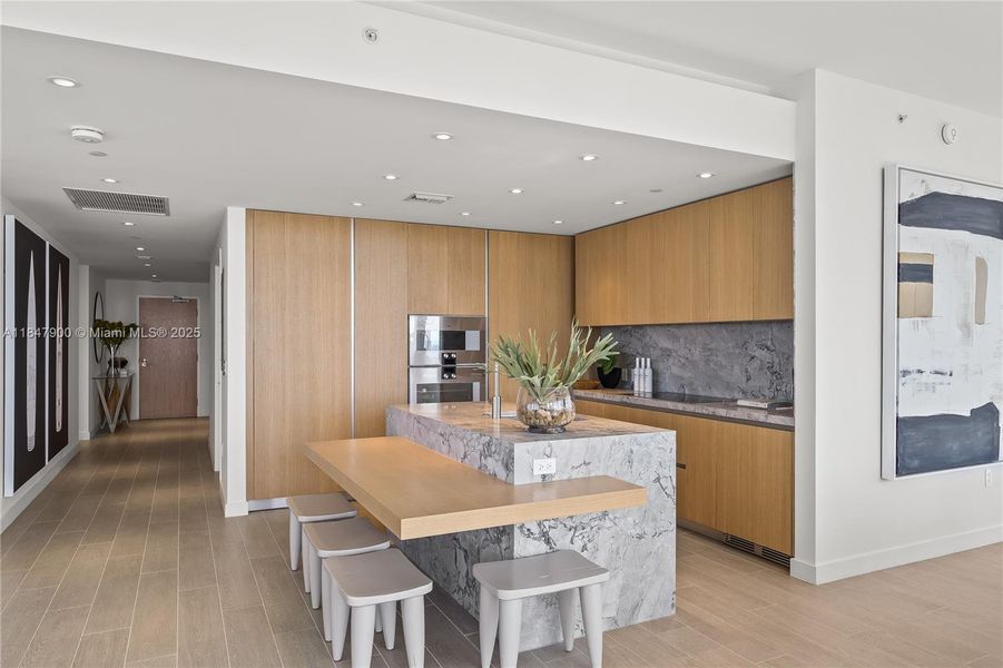 Furnished interior view inside a new home in , Miami Beach (Image 14). Furnished interior view inside a new home in , Miami Beach (Image 14).