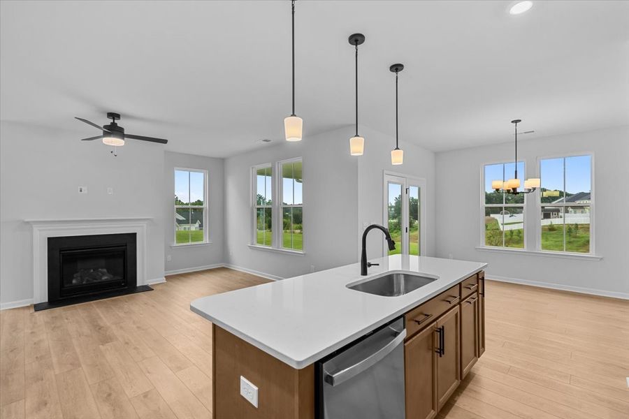 Furnished interior view inside a new home in Fieldstone, Lexington (Image 10).
