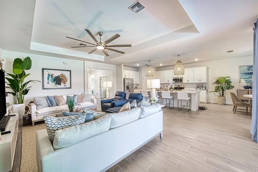 Furnished interior view inside a new home in , Fort Myers (Image 19).