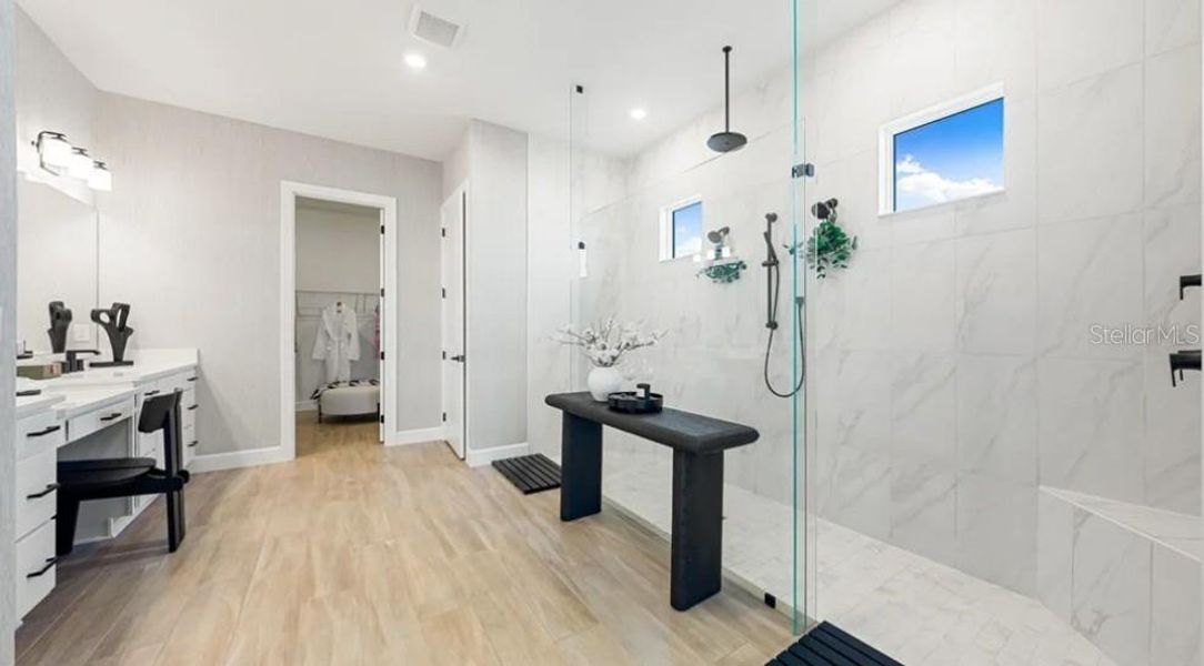 Furnished interior view inside a new home in Esplanade at Center Lake Ranch, St. Cloud (Image 9). Furnished interior view inside a new home in Esplanade at Center Lake Ranch, St. Cloud (Image 9).