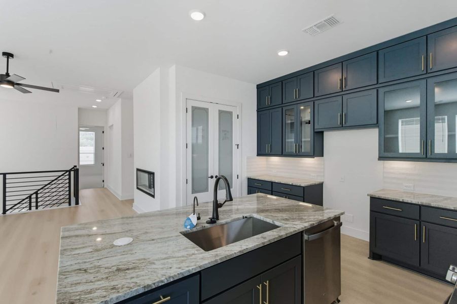 Furnished interior view inside a new home in Prominence, San Antonio (Image 8).