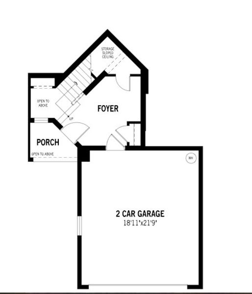 2D floor plan layout for the Evergreen by Mattamy Homes in Palmera at Wellen Park, Venice, FL (Image 4).