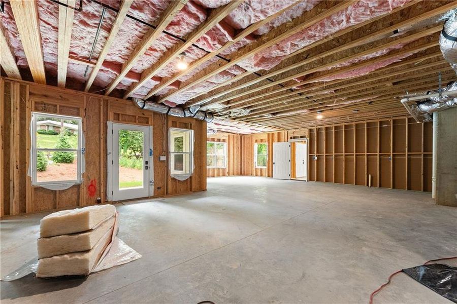 In-progress construction of a new home in , Gainesville, GA (Image 64).