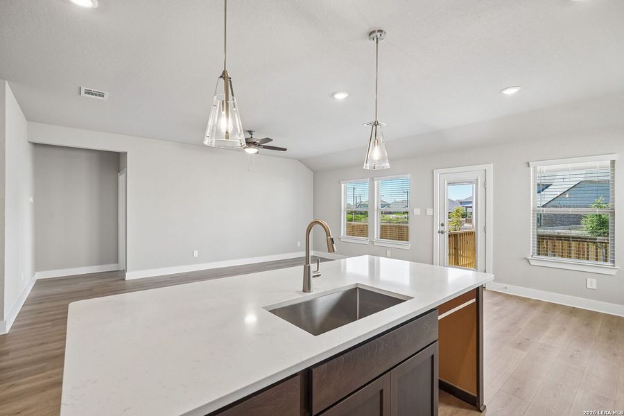 Furnished interior view inside a new home in Arcadia Ridge - Classic Series, San Antonio (Image 9).