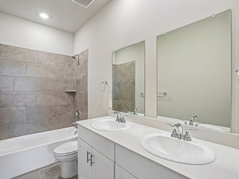 Furnished interior view inside a new home in Eastridge - Premier Series, McKinney (Image 8).