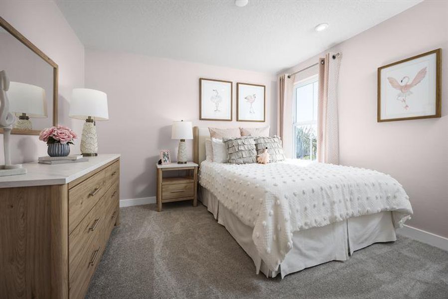 Representative furnished interior of a home built from the Hutchinson by Ryan Homes in Lake Mattie Preserve, Auburndale (Image 16).
