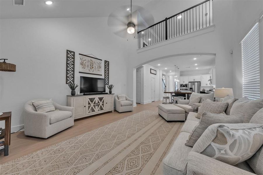 Furnished interior view inside a new home in Karis, Crowley (Image 8).