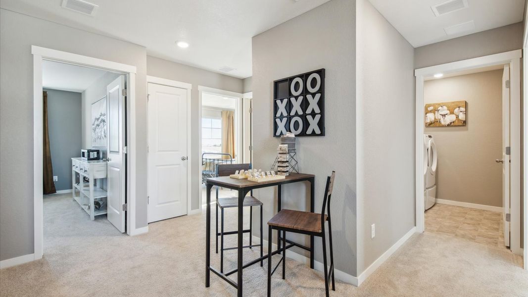 Furnished interior view inside a new home in Lakeside Canyon, Mead (Image 19).
