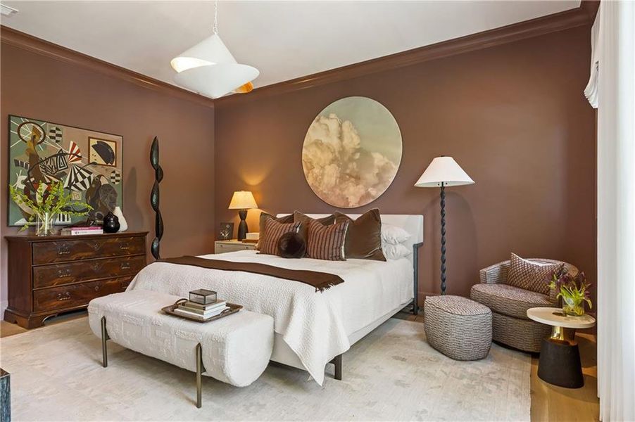 Furnished interior view inside a new home in , Atlanta (Image 14). Furnished interior view inside a new home in , Atlanta (Image 14).