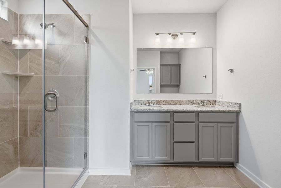 Furnished interior view inside a new home in Heartland at Creek Meadows, College Station (Image 4). Furnished interior view inside a new home in Heartland at Creek Meadows, College Station (Image 4).