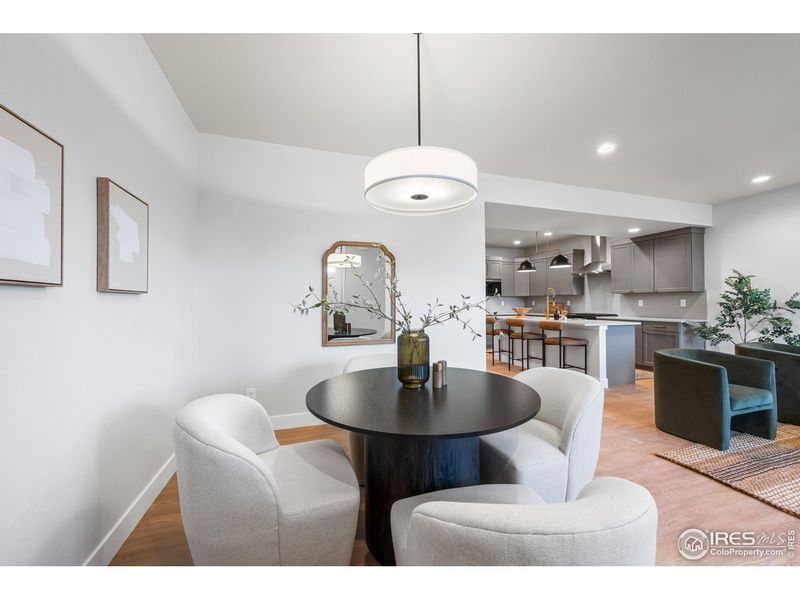 Furnished interior view inside a new home in Greenspire At Windsor Lake, Windsor (Image 13).
