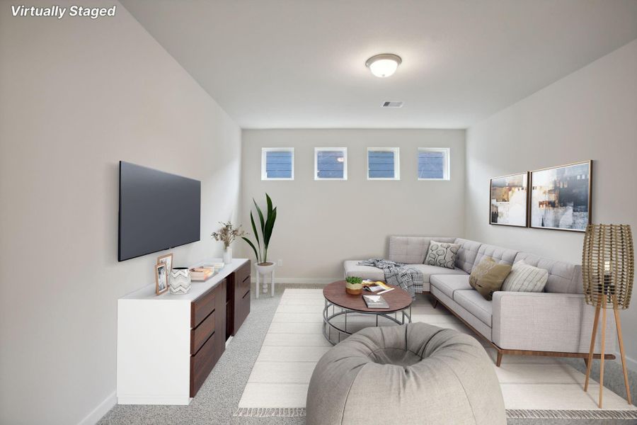 Photo is not of the actual home, but is an inspirational photo of builder’s model home and may depict options, furnishings, and/or decorator features that are not included