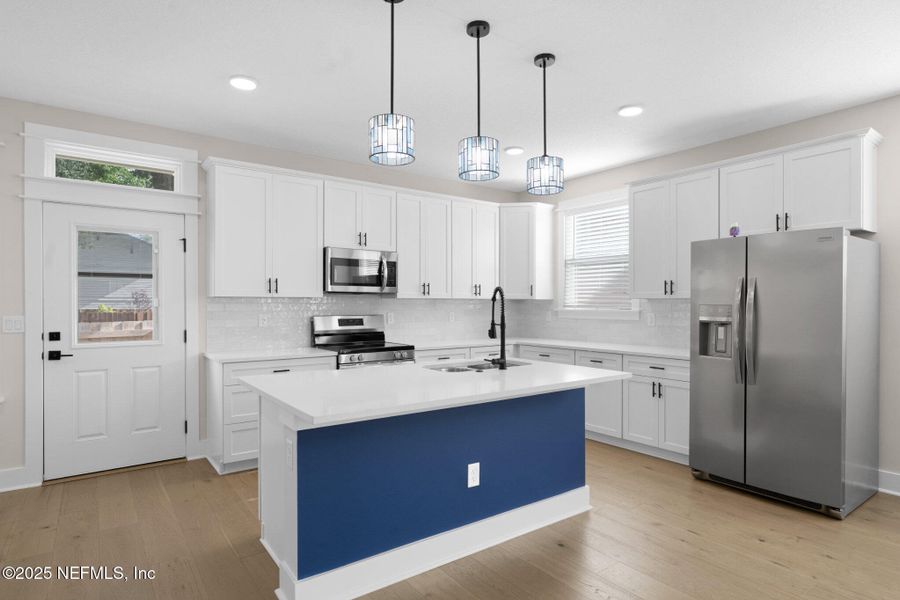 Furnished interior view inside a new home in , Jacksonville (Image 14). Furnished interior view inside a new home in , Jacksonville (Image 14).