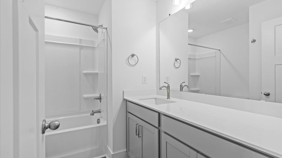 Furnished interior view inside a new home in Saluda Crossing, Piedmont (Image 26).