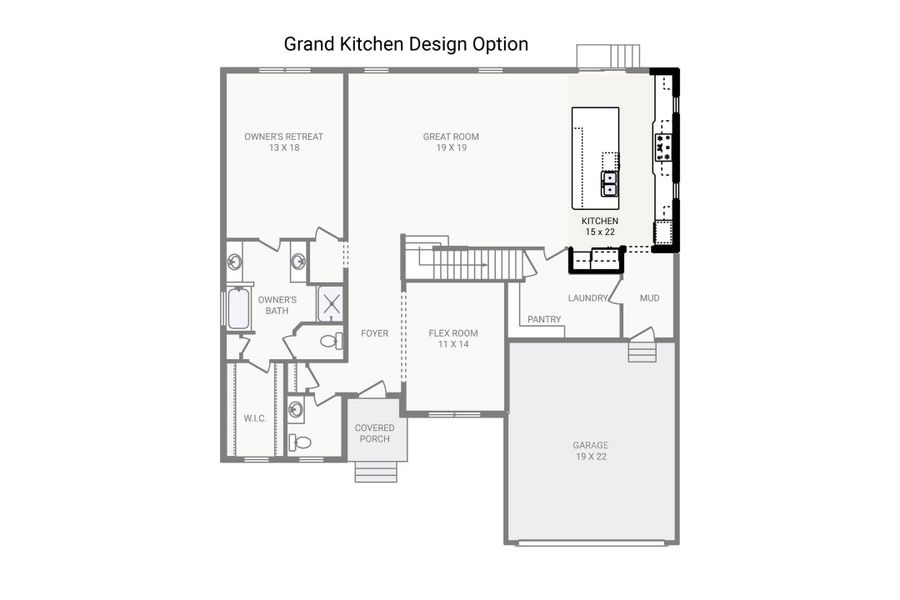 2D floor plan layout of this home in , Moncks Corner, SC (Image 4).