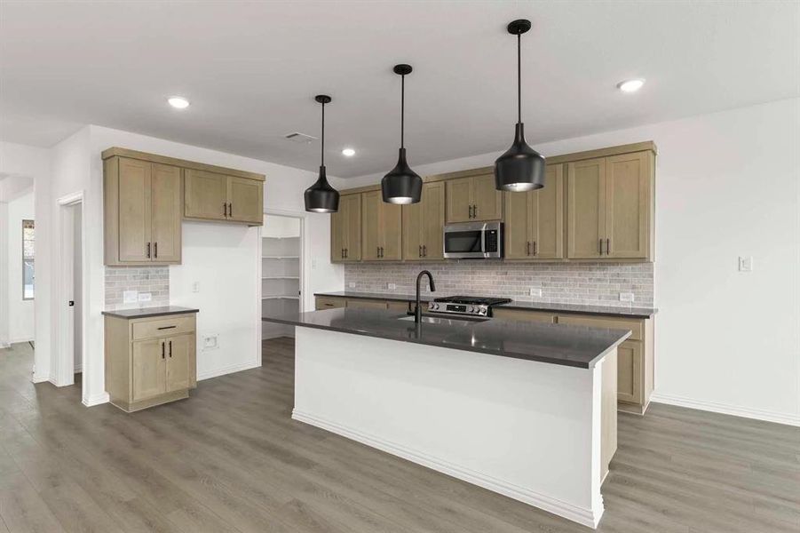 Furnished interior view inside a new home in Coyote Meadows 50s, Anna (Image 11). Furnished interior view inside a new home in Coyote Meadows 50s, Anna (Image 11).