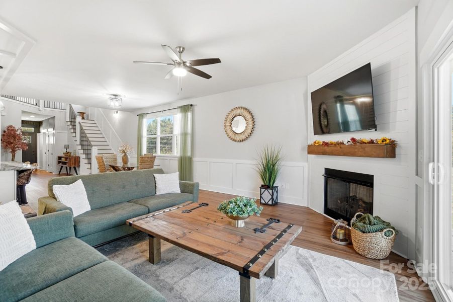 Furnished interior view inside a new home in , Clover (Image 10).