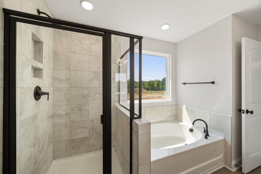 Furnished interior view inside a new home in Hayes Village, Greensboro (Image 12).