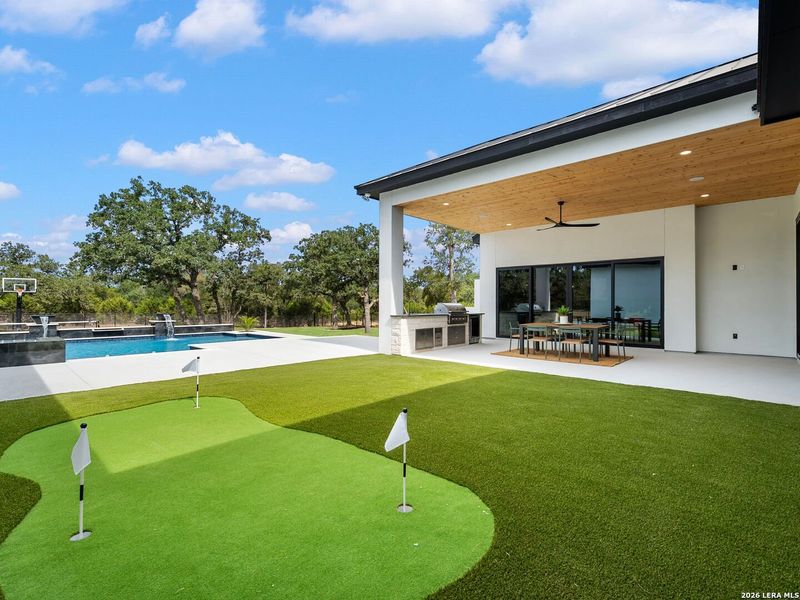 Exterior details and patio area of a home in , Fair Oaks Ranch (Image 32).